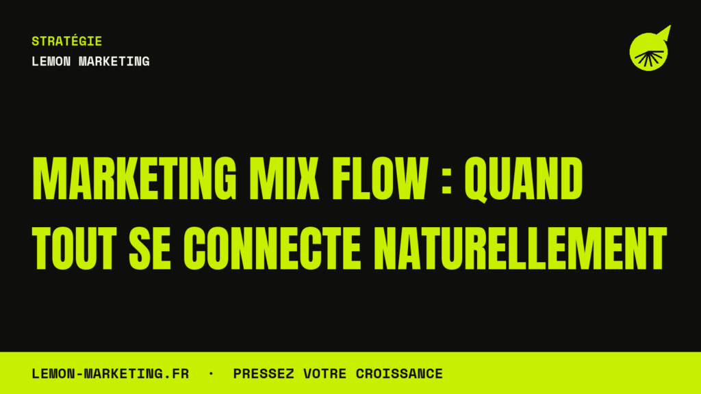 Marketing Mix Flow : Quand Tout Se Connecte Naturellement